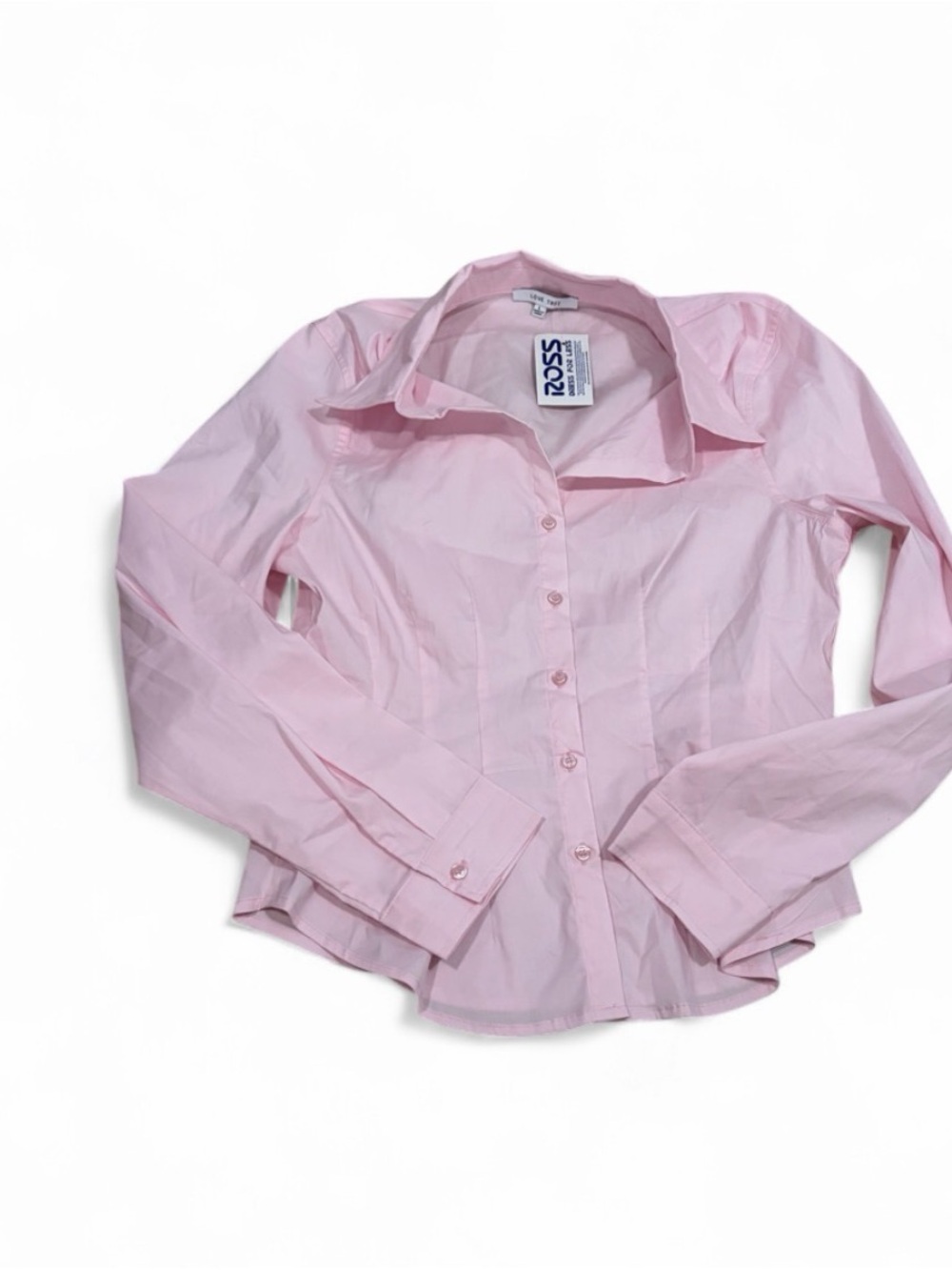 Love Tree Light Pink Button-Down Girls' Shirt